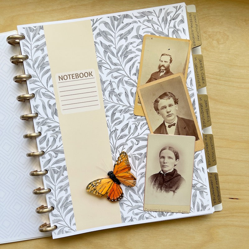 Genealogy Family Tree Notebook