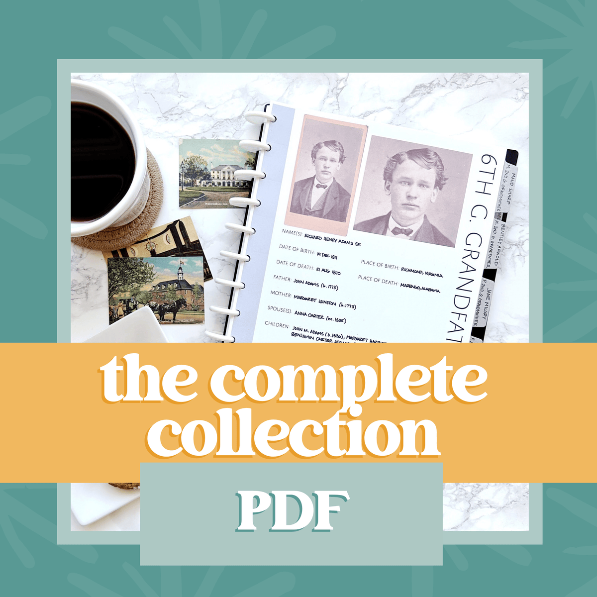 Family Tree Notebook.pdf The Complete Collection: PDF (Digital Download) – Family Tree Notebooks