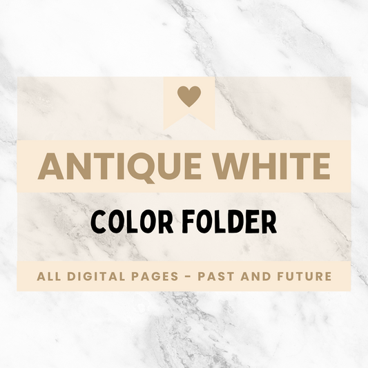 Color Sale: All the Antique White Pages