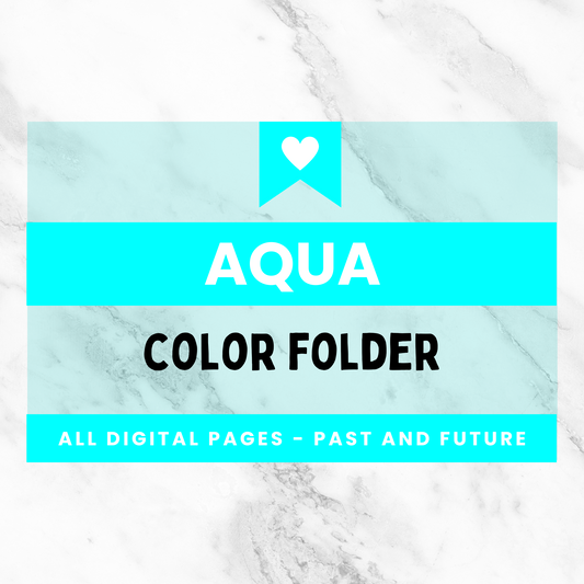 Color Sale: All the Aqua Pages