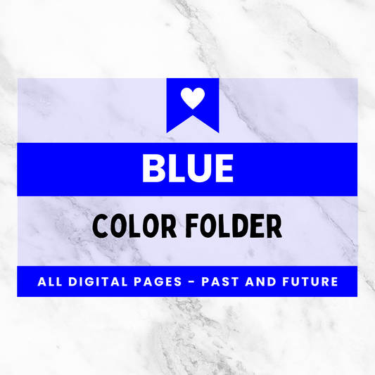 Color Sale: All the Blue Pages