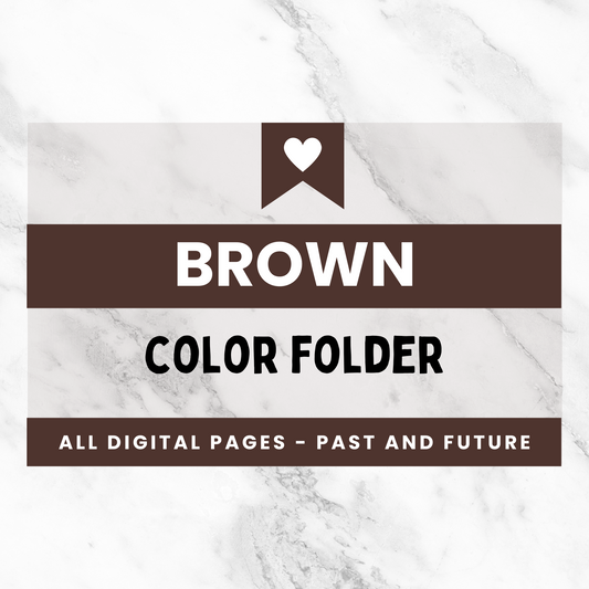 Color Sale: All the Brown Pages