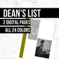 Dean's List: Printable Genealogy Forms (Digital Download)