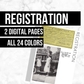 Registration: Printable Genealogy Form (Digital Download)