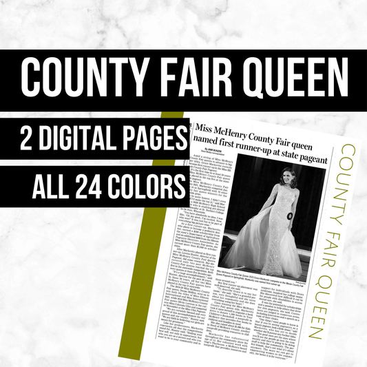 County Fair Queen: Printable Genealogy Forms (Digital Download)