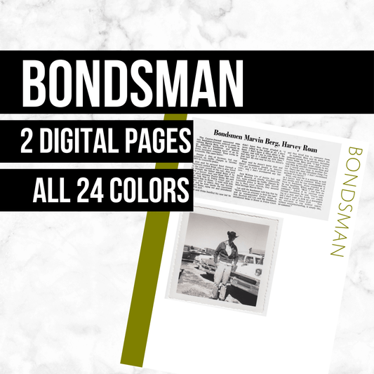 Bondsman: Printable Genealogy Forms (Digital Download)