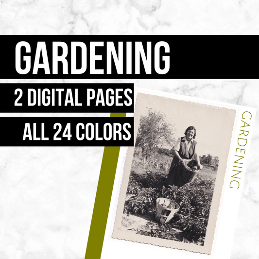 Gardening: Printable Genealogy Forms (Digital Download)