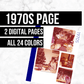 1970s Page: Printable Genealogy Form (Digital Download)