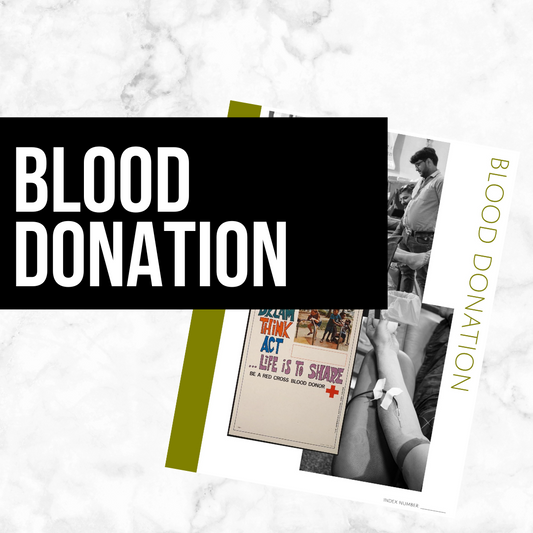 Blood Donation: Printable Genealogy Forms (Digital Download)