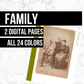 Family: Printable Genealogy Page (Digital Download)