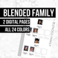 Blended Family: Printable Genealogy Form (Digital Download)