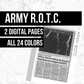 Army ROTC Page: Printable Genealogy Forms (Digital Download)