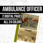 Ambulance Officer: Printable Genealogy Forms (Digital Download)