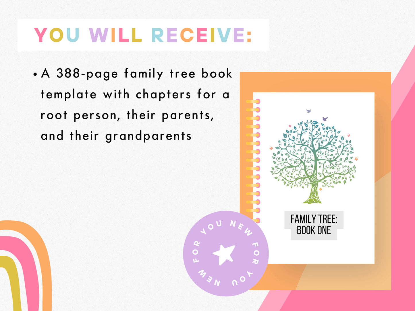 Book One: All-in-One Family Tree Canva Template