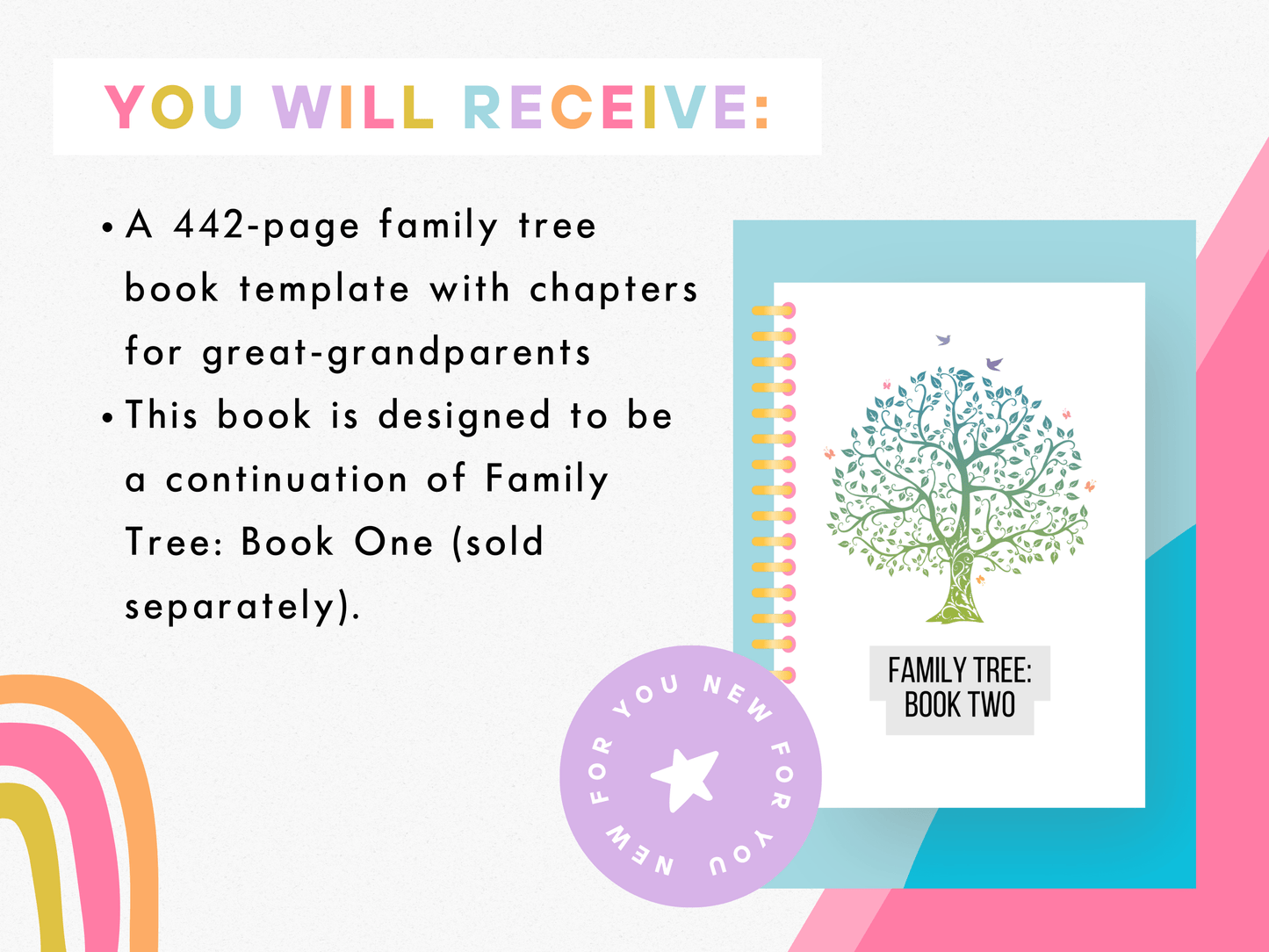 Book Two: All-in-One Family Tree Canva Template