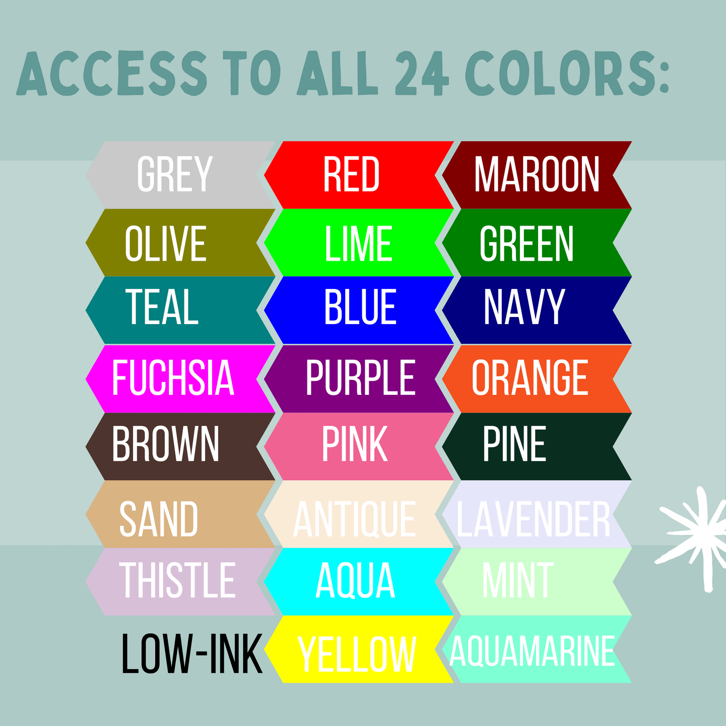 Color Sale: All 24 Color Folders PLUS the Plum Color Folder (Digital Download)