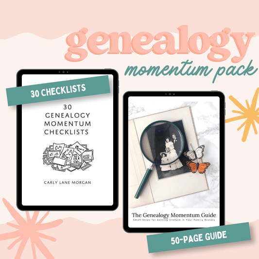 The Genealogy Momentum Pack (Digital Download)