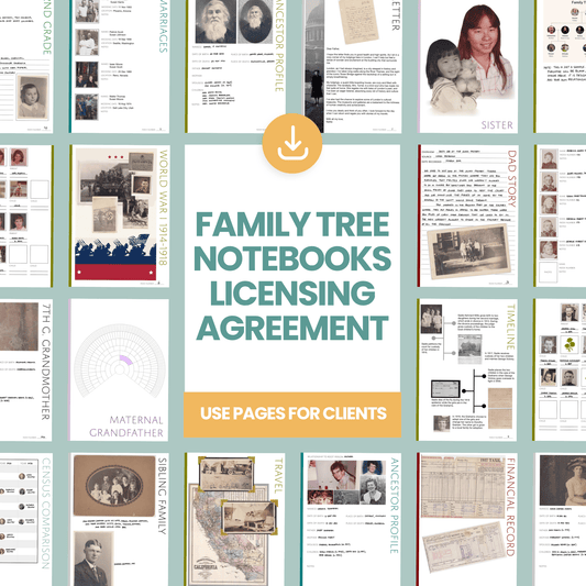 Family Tree Notebooks Commercial Use License Agreement