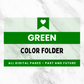 Color Sale: All the Green Pages