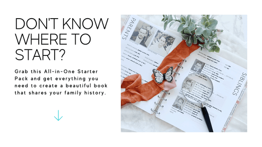 The Family Tree Notebooks All-in-One Starter Pack (Digital Download)