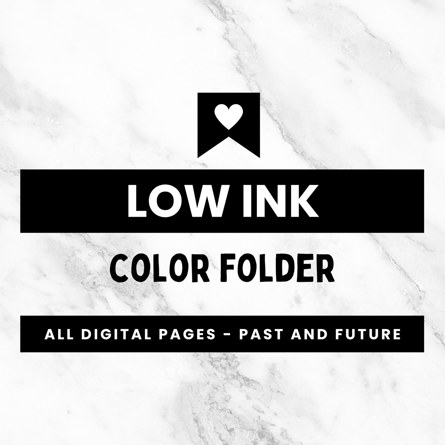 Color Sale: All the Low Ink Pages