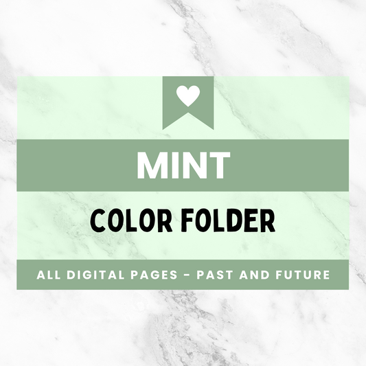 Color Sale: All the Mint Pages