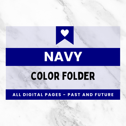 Color Sale: All the Navy Pages