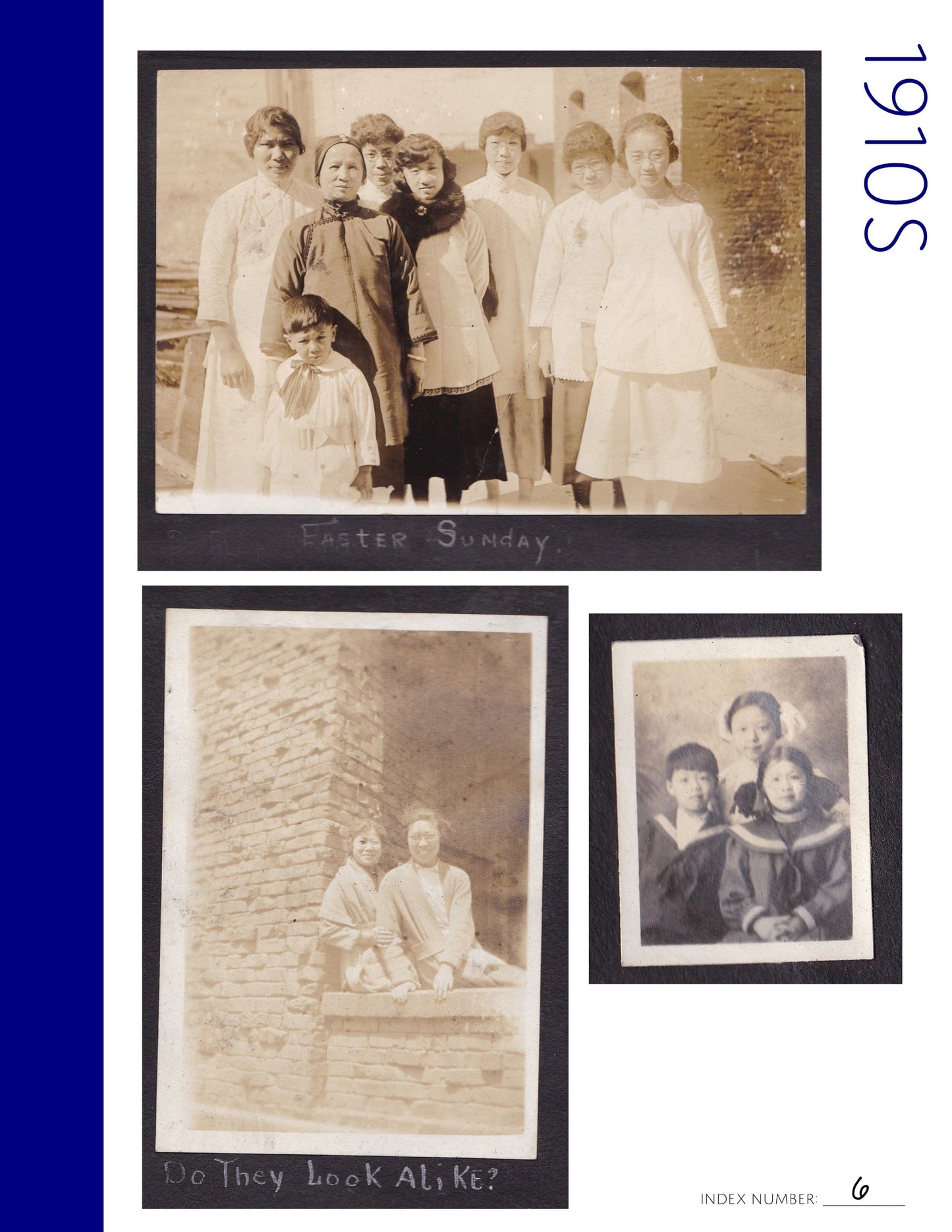 1910s Page: Printable Genealogy Form (Digital Download)