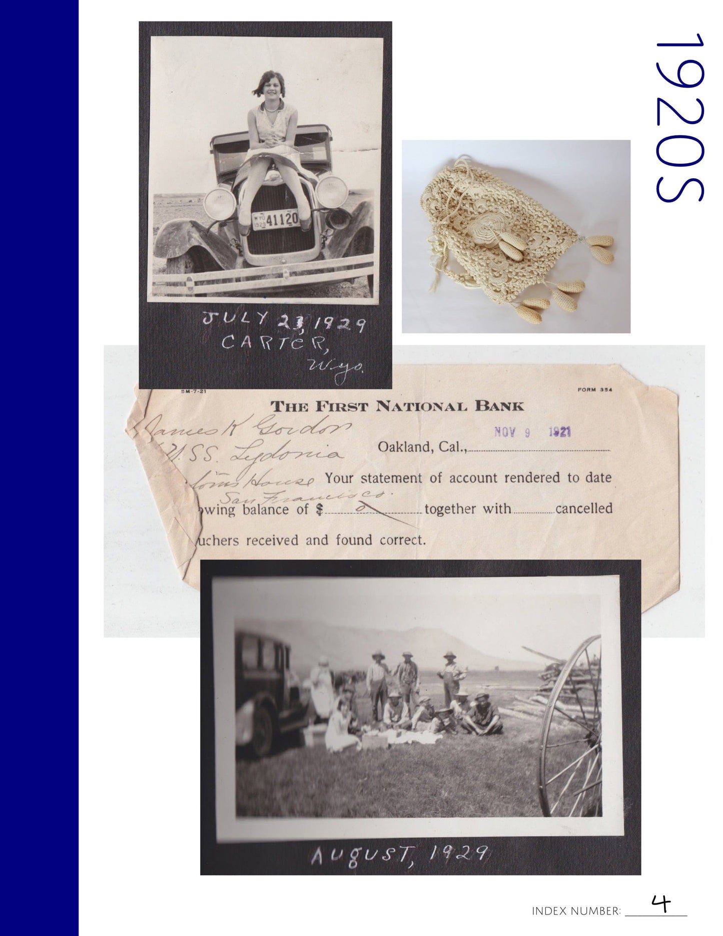 1920s Page: Printable Genealogy Form (Digital Download)