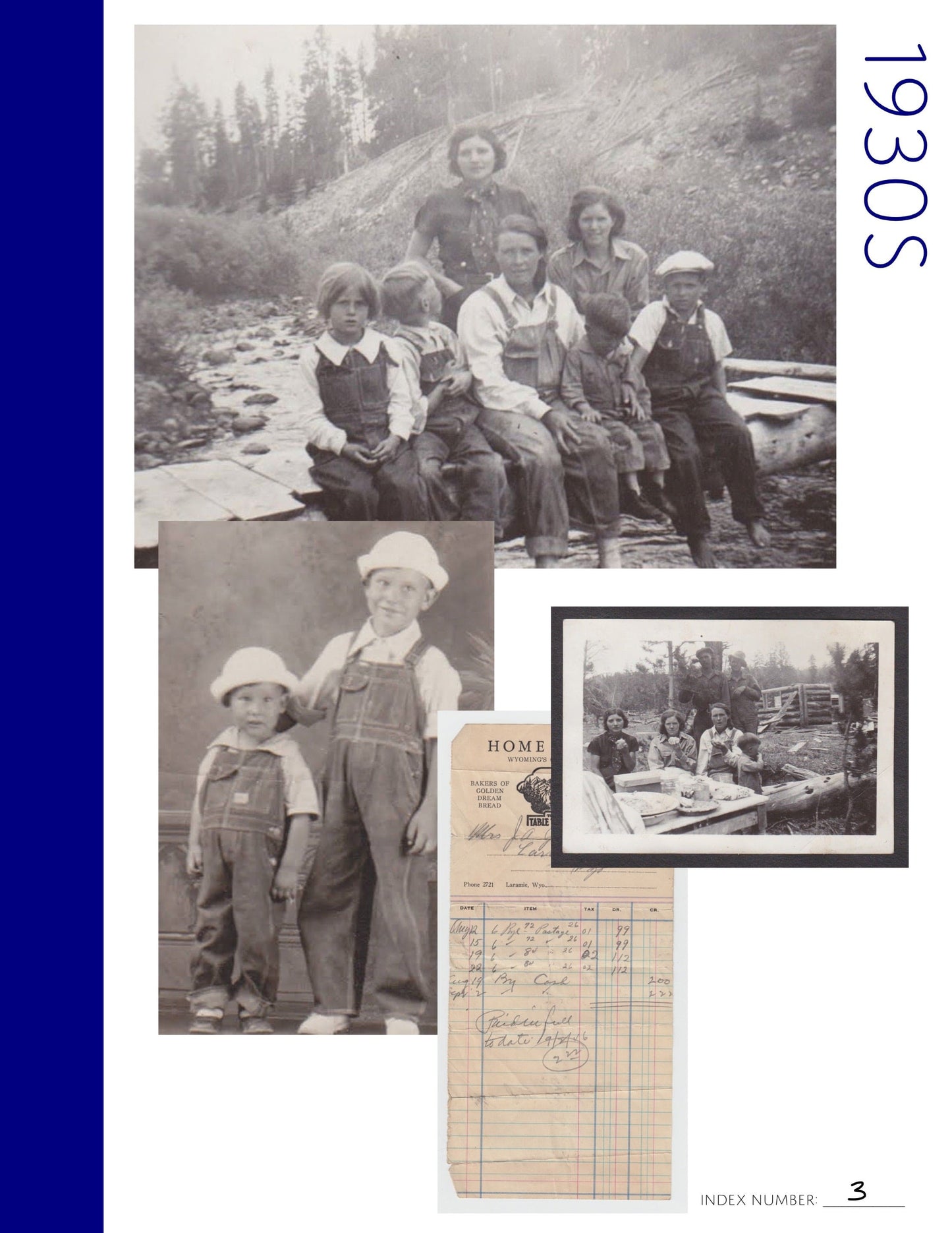 1930s Page: Printable Genealogy Form (Digital Download)