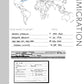 Immigration Map: Printable Genealogy Form (Digital Download)