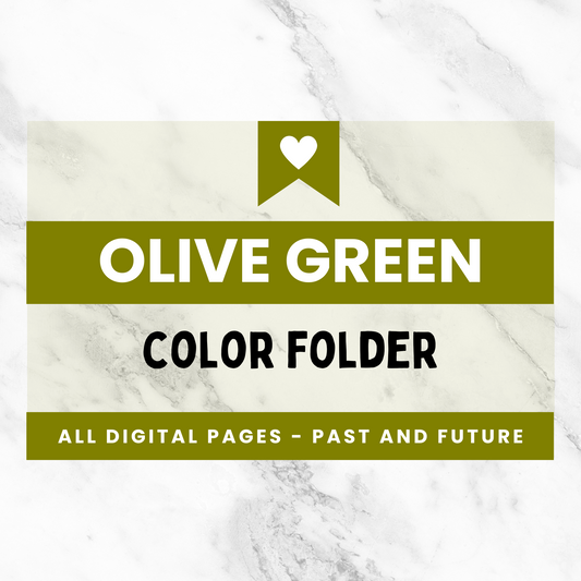 Color Sale: All the Olive Green Pages