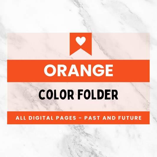 Color Sale: All the Orange Pages