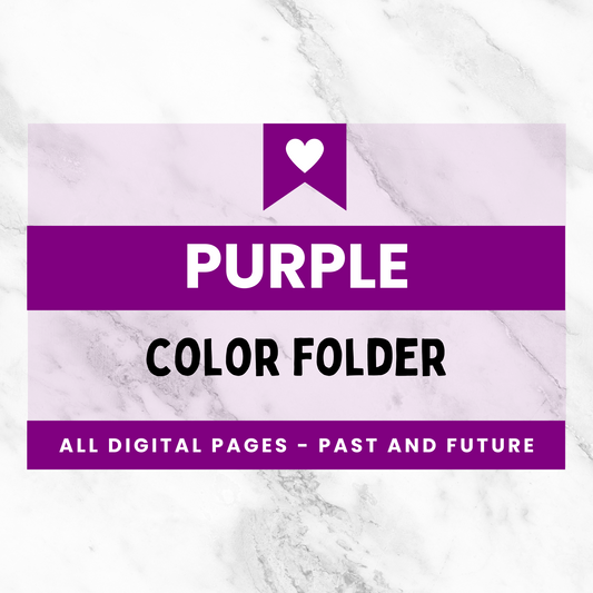 Color Sale: All the Purple Pages