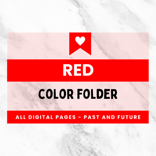 Color Sale: All the Red Pages