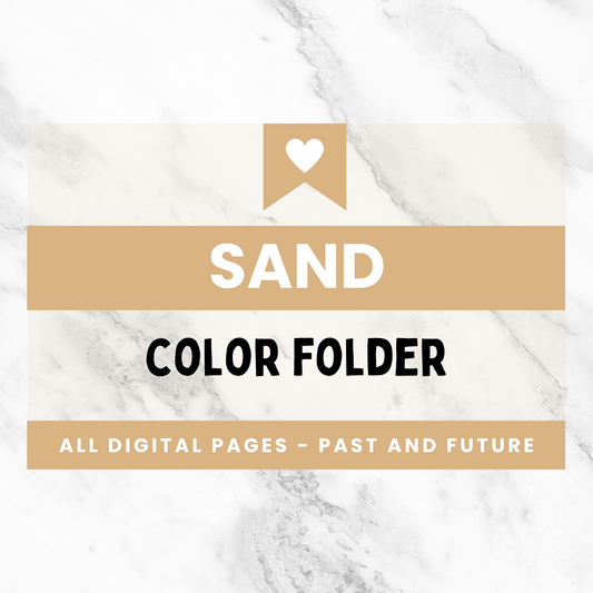 Color Sale: All the Sand Pages