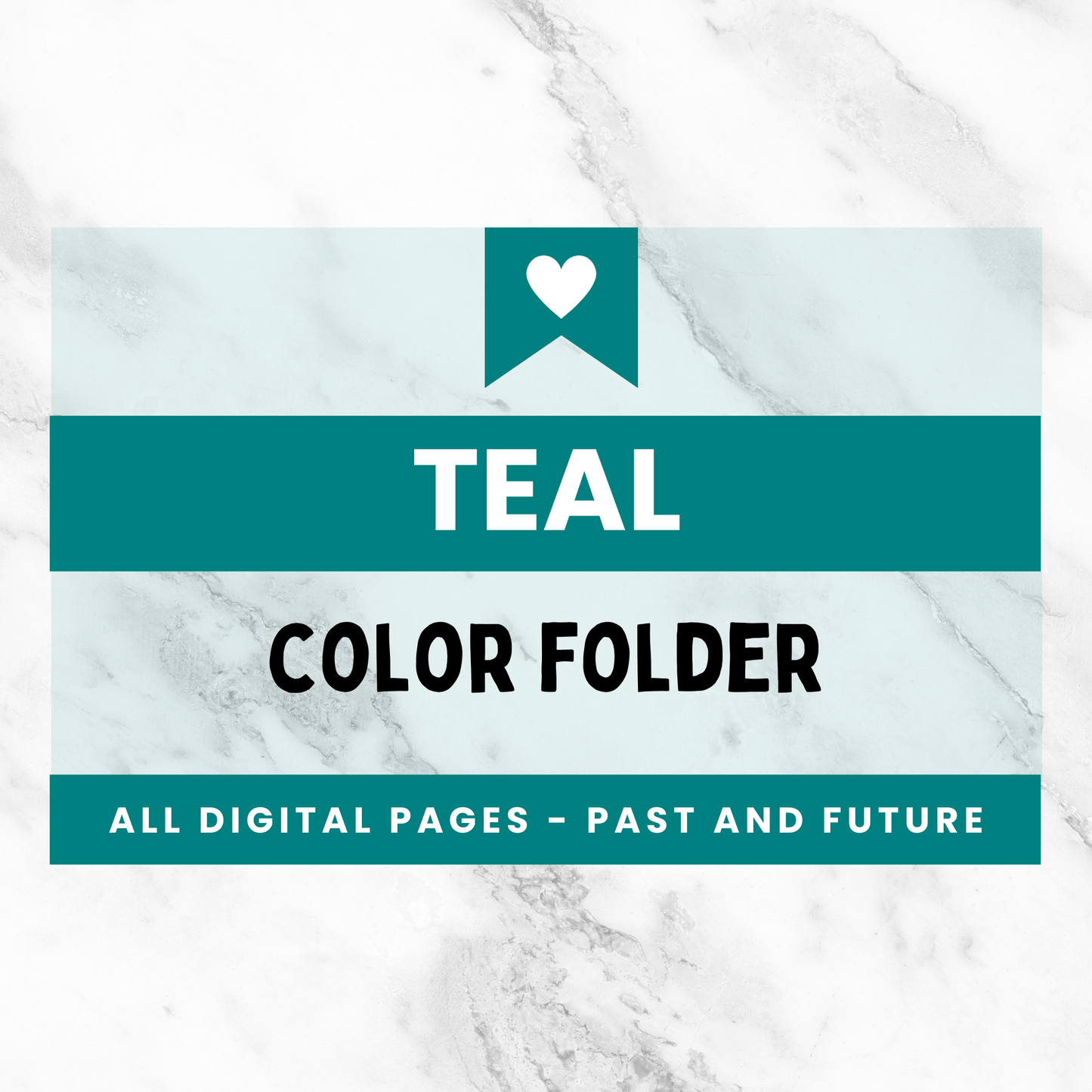 Color Sale: All the Teal Pages