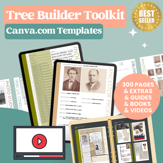 Tree Builder Toolkit (Digital Download) – Family Tree Notebooks