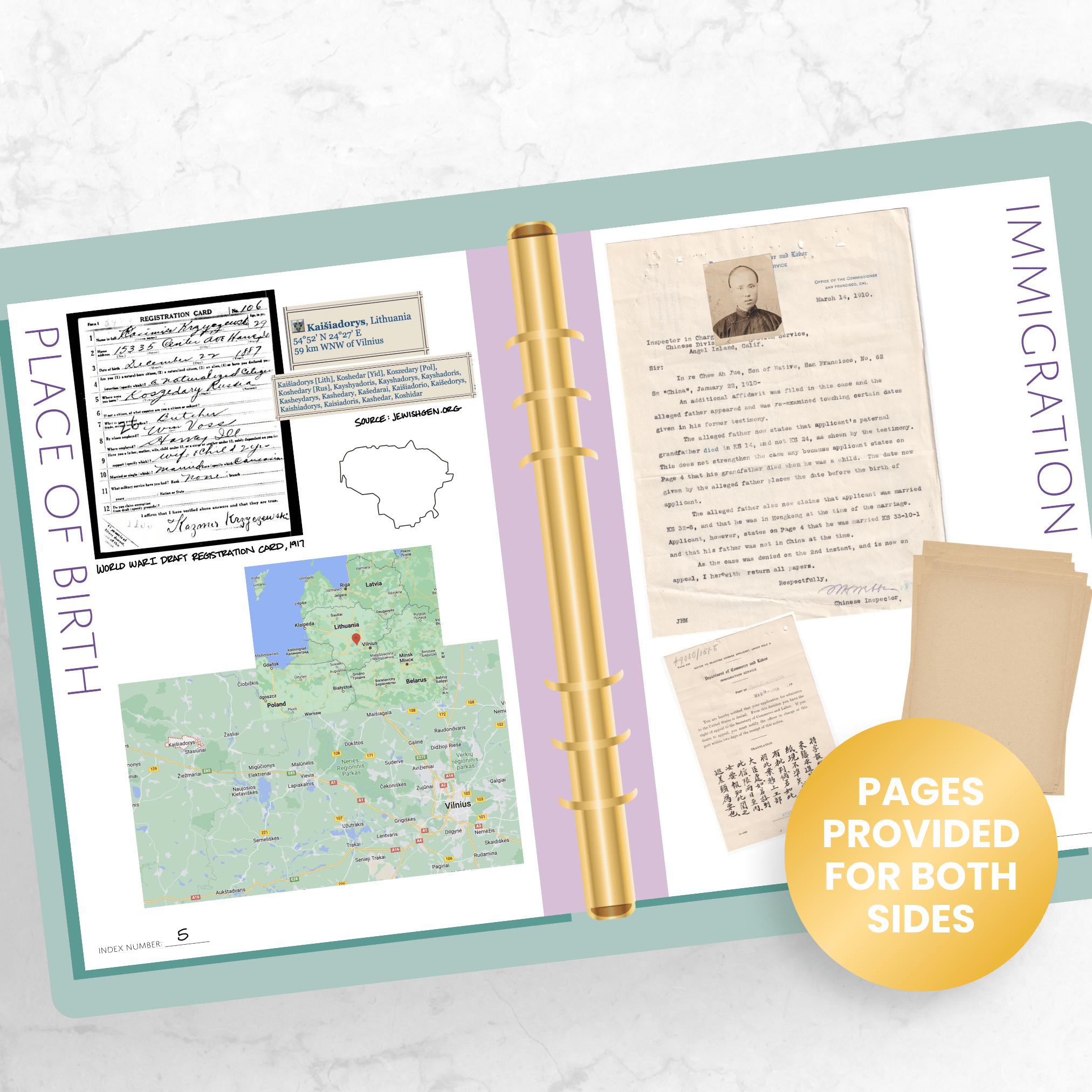 Family Tree Notebooks /// Ready-made Pages for Every Family Historian