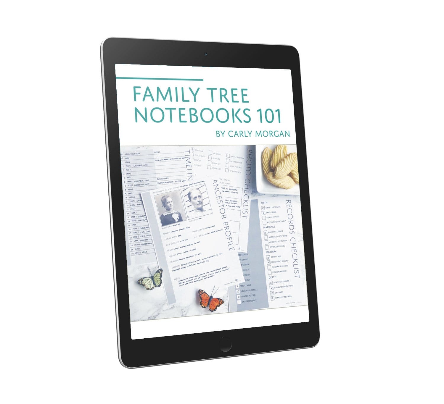 Family Tree Notebook Print Edition Get 2-per-order, Hand-write