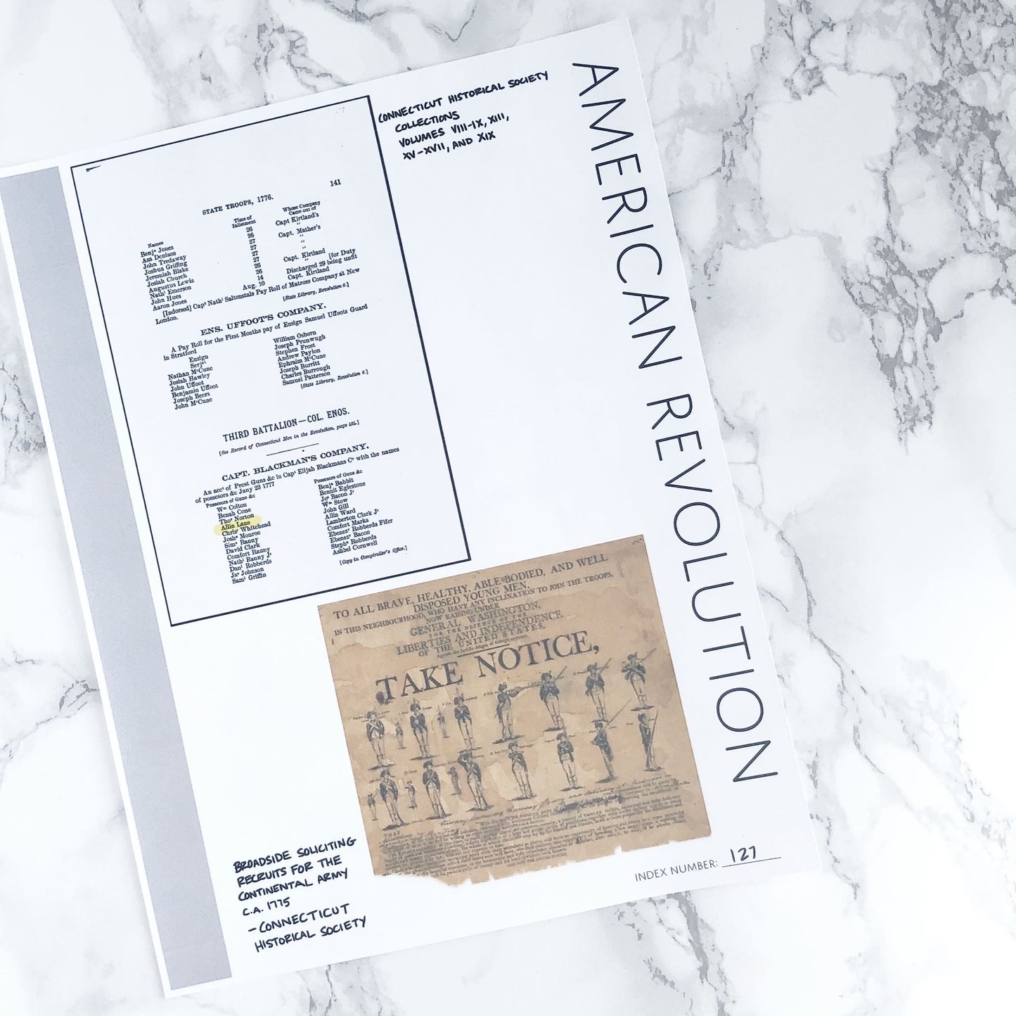 American Revolution Records: Printable Genealogy Forms for Family History Binder (Digital Download)