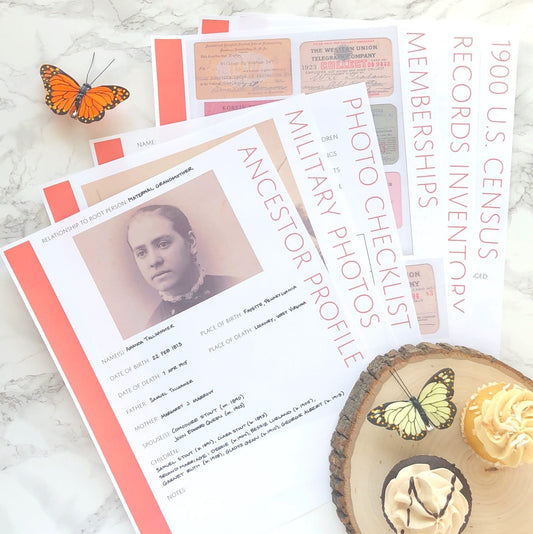 USA Deluxe Family History Bundle - Orange (Digital Download)