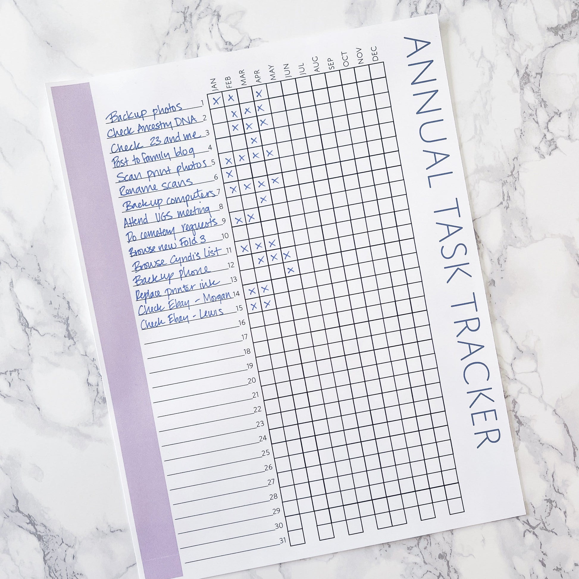 Genealogy Tracker HALF Letter Size Ancestry Planner Insert Pages Printable  With Family Tree Pages, Organizer, Scheduler and Much More 