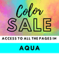 Color Sale: All the Aqua Pages