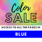 Color Sale: All the Blue Pages