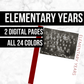 Elementary Years: Printable Genealogy Form (Digital Download)