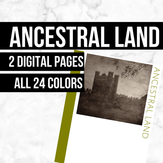 Ancestral Land: Printable Genealogy Form (Digital Download)