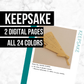Keepsake Page: Printable Genealogy Form (Digital Download)