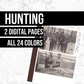 Hunting: Printable Genealogy Form (Digital Download)