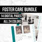 Foster Care Bundle: Printable Genealogy Forms (Digital Download)